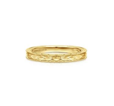 14K Yellow Gold Anniversary Band