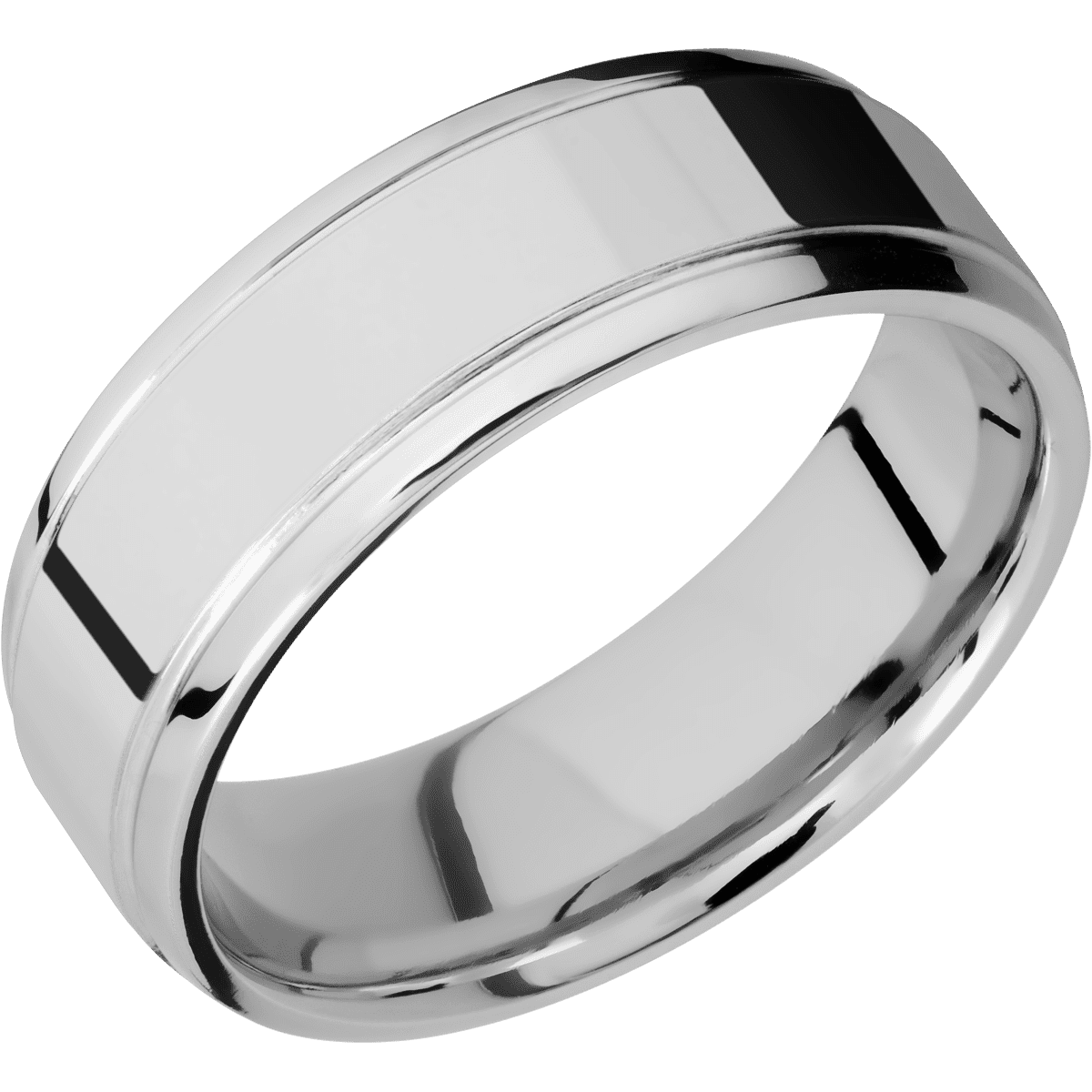 14K White Gold + Polish , Polish Finish