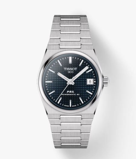 PRX Unisex PW80 Stainless Steel with Blue Index Dial