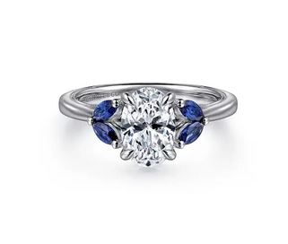 14k White Gold Contemporary Ring