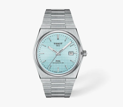 PRX Men's Powermatic 80 Stainless Steel with Glacier Blue Index Dial