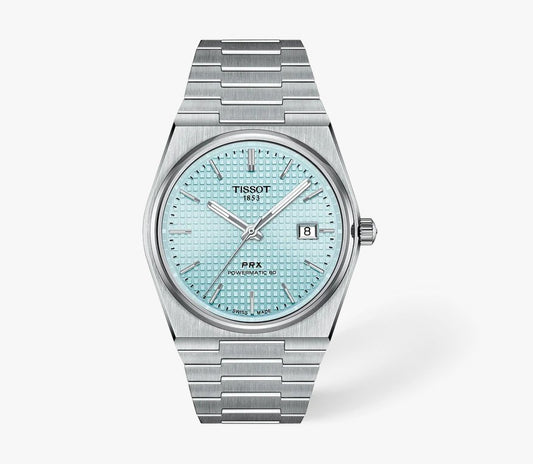 PRX Men's Powermatic 80 Stainless Steel with Glacier Blue Index Dial