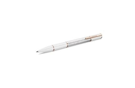 Crystalline Lustre ballpoint pen White, Rose gold-tone plated