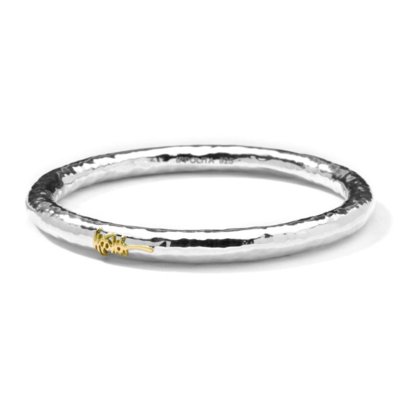 Classico Hammered Signature Bangle