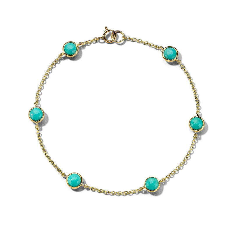 Lollipop Turquoise Station Bracelet