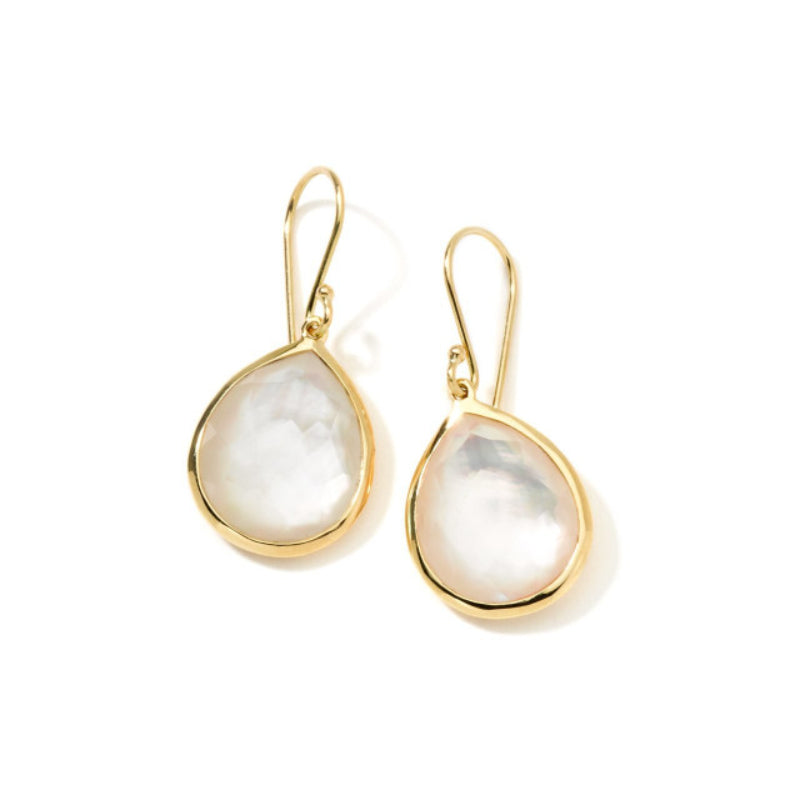 Rock Candy Small Mother-of-Pearl Teardrop Earrings