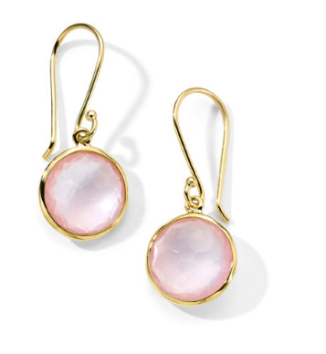 Lollipop Collection Rose Quartz Earrings