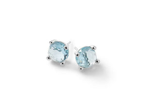 Rock Candy Collection Blue Topaz Stud Earrings