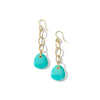 Rock Candy Pebble Chain Drop Earrings