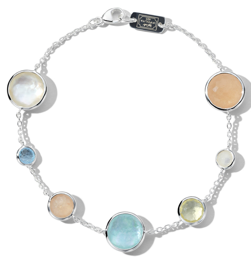 Lollipop Collection: Calabria Gemstone Station Bracelet