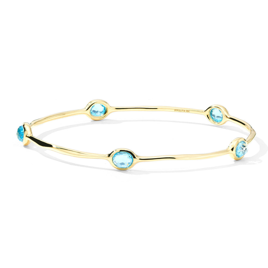 Lollipop Collection 5-Stone Bangle Bracelet