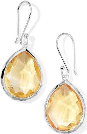 Rock Candy Collection Teardrop Citrine Earrings