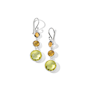 Lollipop Lollitini Collection: Girasole  3-Stone Drop Earrings