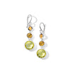 Lollipop Lollitini Collection: Girasole  3-Stone Drop Earrings