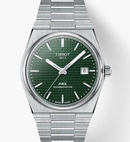 PRX 40205 Men's PW80 Stainless Steel with Green Index Dial