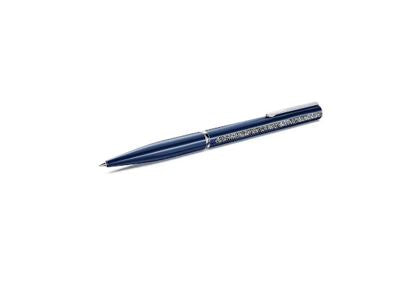 Crystal Shimmer Glide ballpoint pen Blue, Blue lacquered, Chrome plated