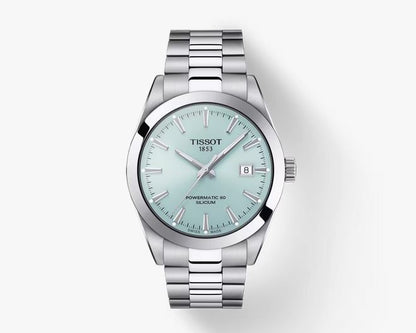 Gentleman PW80 Stainless Steel with Light Blue Index Dial