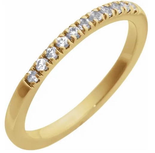 14K Yellow Natural London Blue Topaz Ring