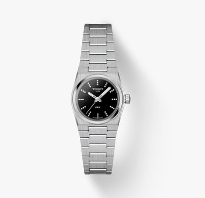 PRX Ladies Stainless Steel Black Index Dial