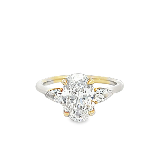 14K Yellow Uneek Timeless Collection Engagement Ring
