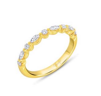 14K Yellow Uneek Timeless Collection Straight Wedding Ring