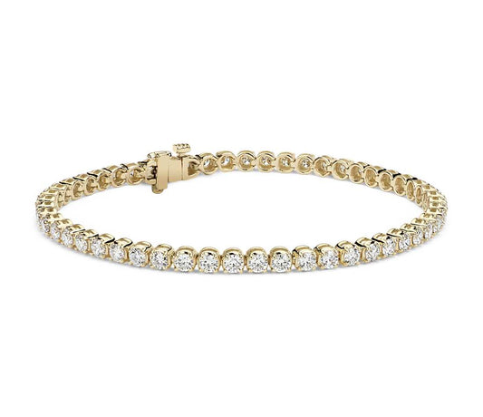 14K Yellow 1cttw Lab Grown Diamond Bracelet