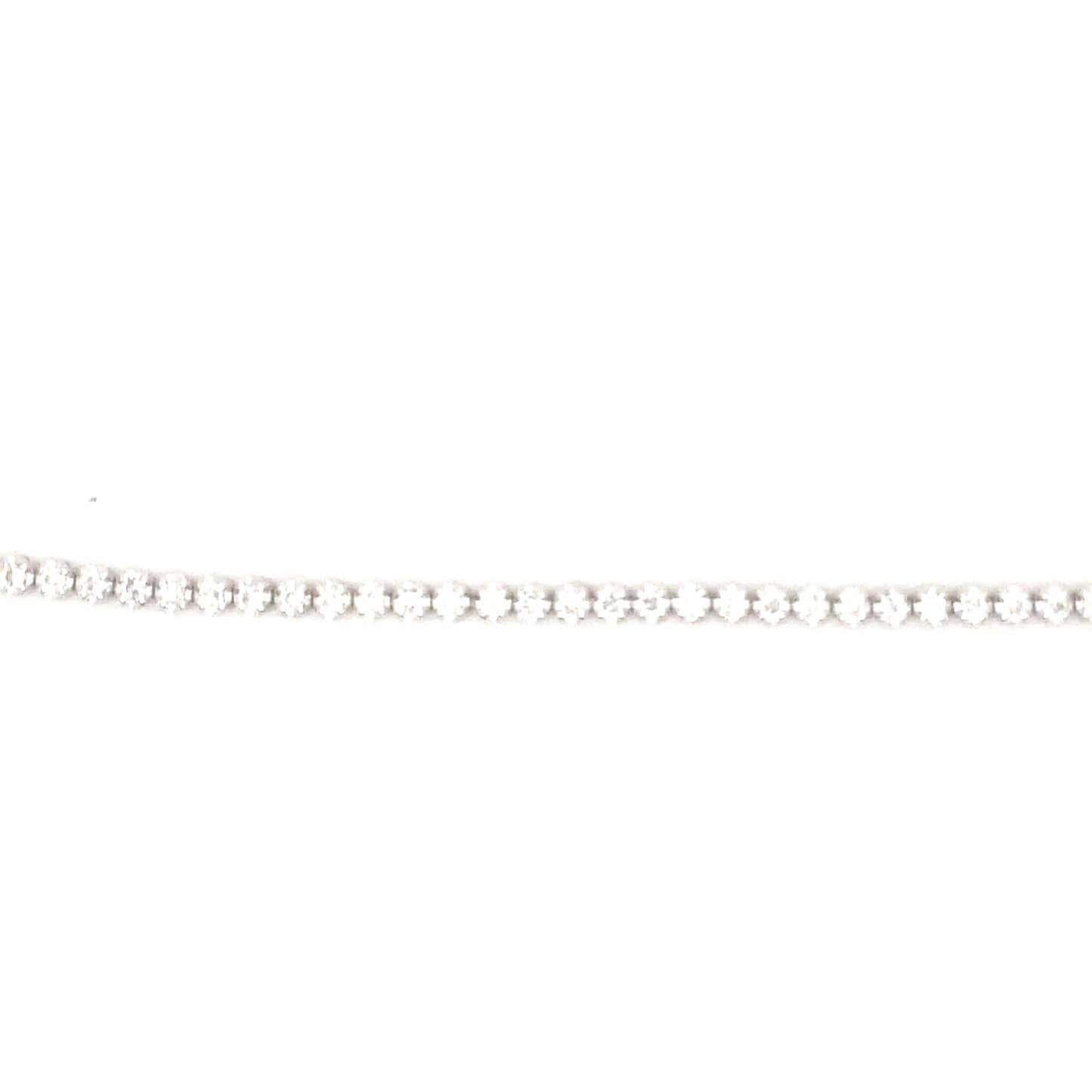 14K White 1cttw Lab Grown Diamond Bracelet