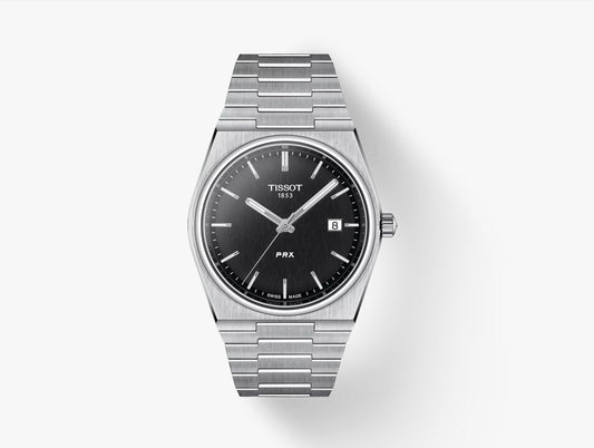 PRX Men's Stainless Steel with Black Stick Dial