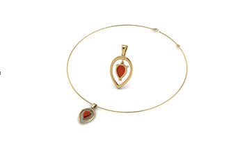 Colored Stone Pendant