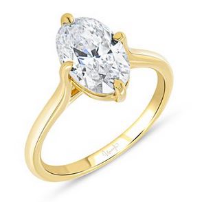 14K Yellow Uneek Timeless Collection Engagement Ring