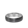 Triton 6MM Tantalum Ring - Brush Finish Dome