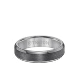 Triton 6MM Tantalum Ring - Vertical Satin Finish and Bevel Edge