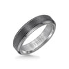 Triton 6MM Tantalum Ring - Vertical Satin Finish and Bevel Edge