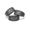 Triton 12MM Tungsten RAW Silver Signet Ring