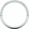 14K White 1/5 CTW Diamond Band