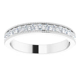 14K White 1/3 CTW Diamond Anniversary Band