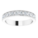 14K White 7/8 CTW Diamond Anniversary Band