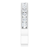 14K White 7/8 CTW Diamond Anniversary Band