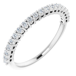 14K White 1/4 CTW Diamond Anniversary Band