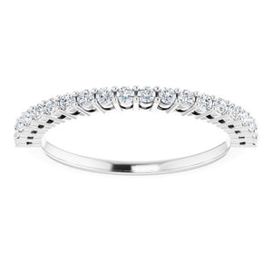 14K White 1/4 CTW Diamond Anniversary Band