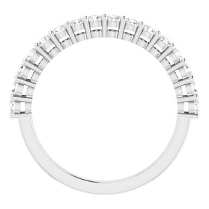 14K White 1/2CTW Diamond Anniversary Band