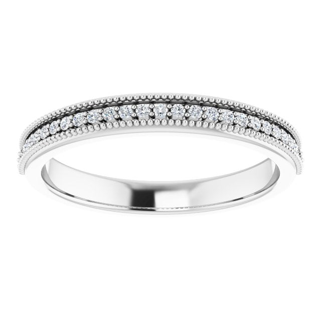 14K White 1/5 CTW Diamond Anniversary Band