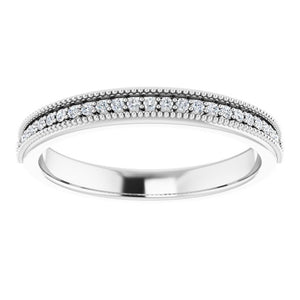 14K White 1/5 CTW Diamond Anniversary Band