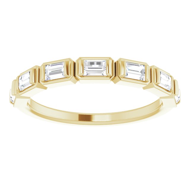 14K Yellow 1/2 CTW Diamond Anniversary Band