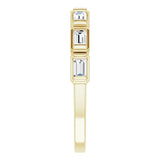 14K Yellow 1/2 CTW Diamond Anniversary Band