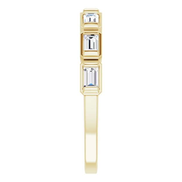 14K Yellow 1/2 CTW Diamond Anniversary Band