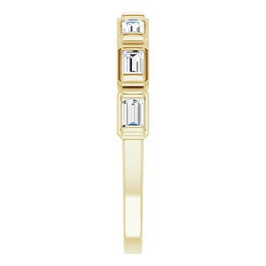 14K Yellow 1/2 CTW Diamond Anniversary Band