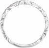 14K White .02 CTW Diamond Anniversary Band