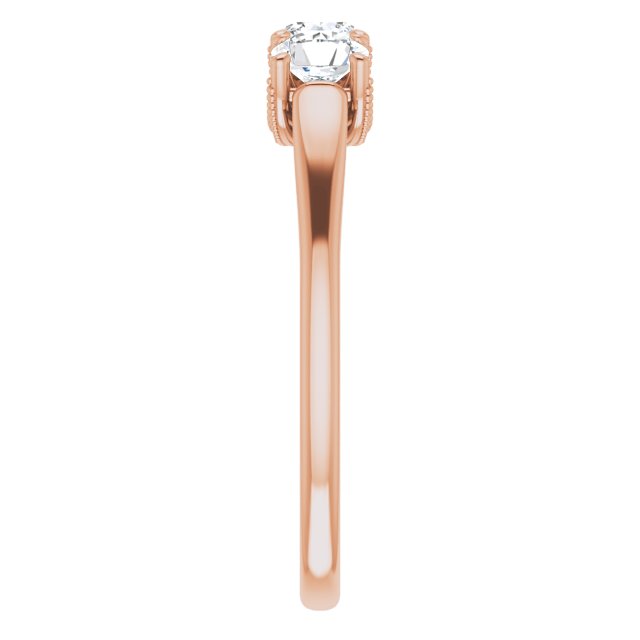 14K Rose 3/4 CTW Diamond Anniversary Band