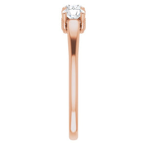 14K Rose 3/4 CTW Diamond Anniversary Band